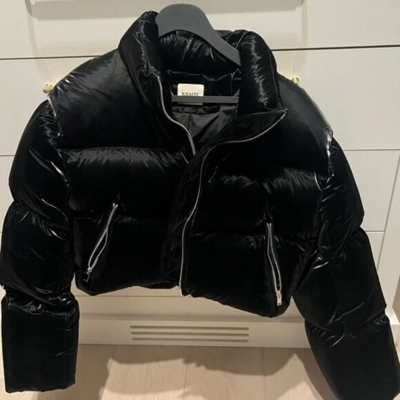 Khaite Fulman Cropped Down jacket Black XS - Picture 2 of 4
